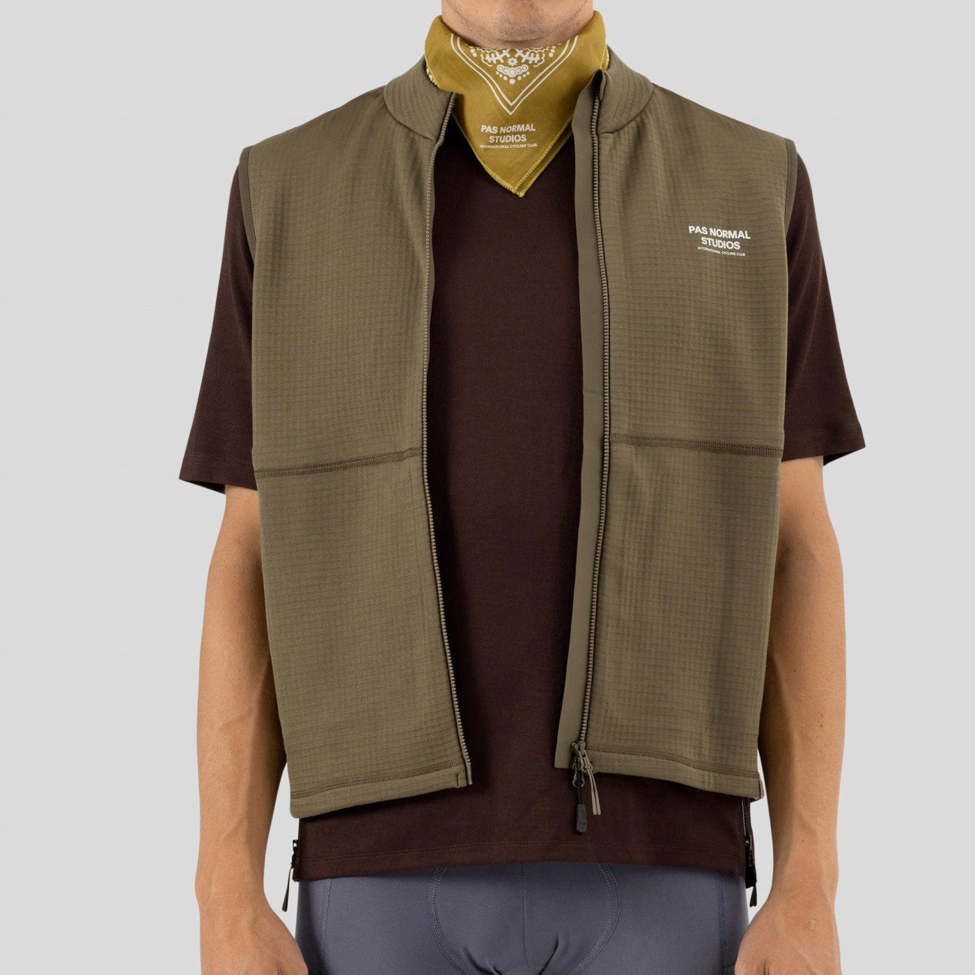 Pas Normal Studios Escapism Performance Fleece Vest - Green