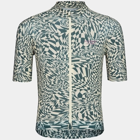 Pas Normal Studios Essential Check Jersey - Beige Green