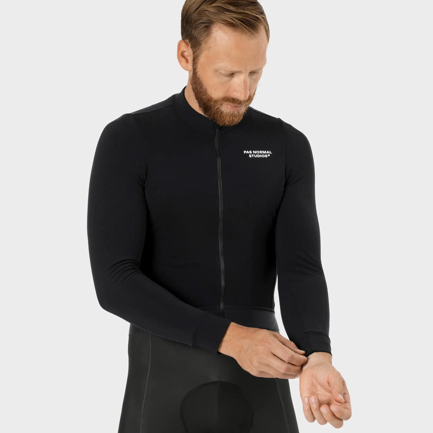 Pas Normal Studios Essential Long Sleeve Sweater - Black