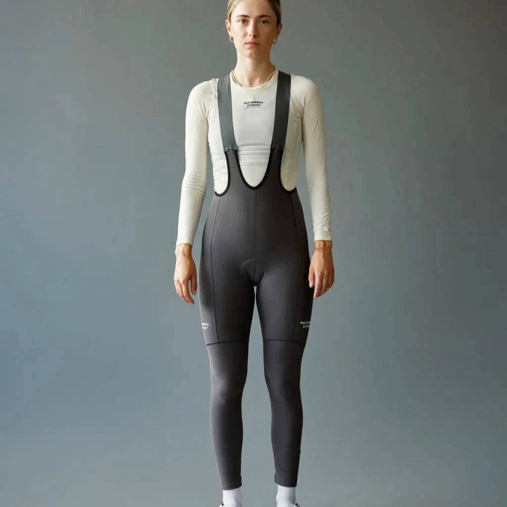Pas Normal Studios Essential Thermal women bib tight - Grey
