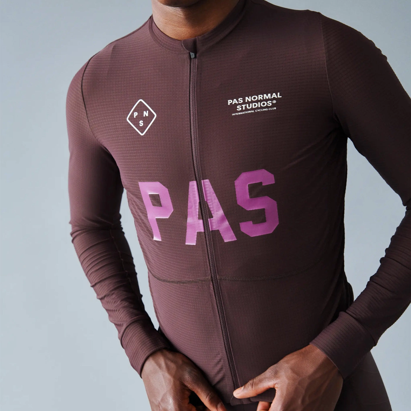 Pas Normal Studios Mechanism long sleeve jersey - Bordeaux