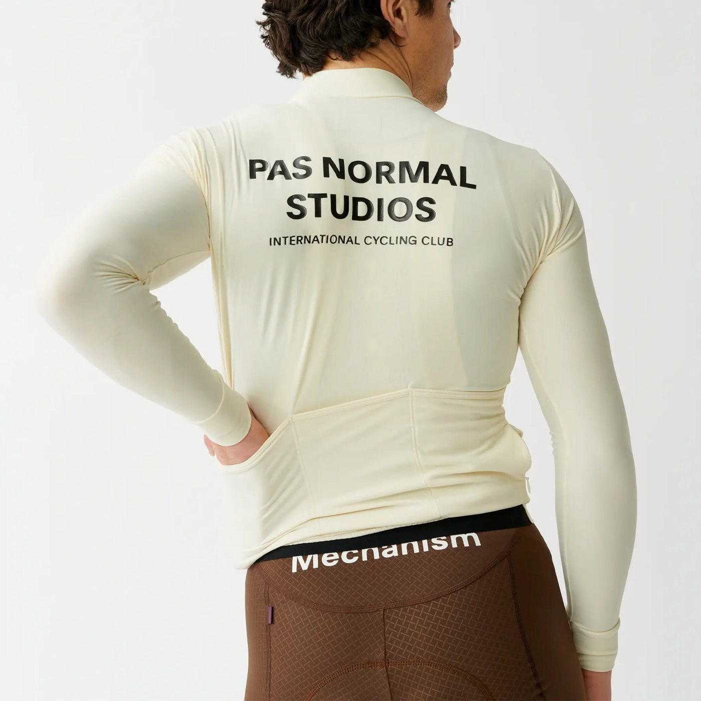 Pas Normal Studios Mechanism long sleeve jersey - White