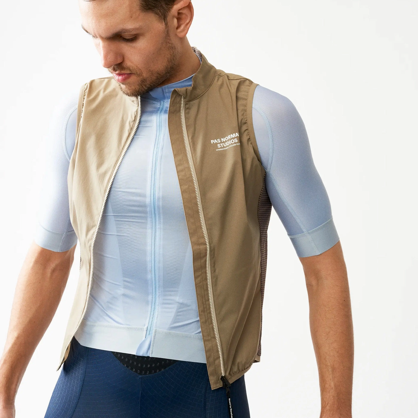 Pas Normal Studios Mechanism Stow Away Vest - Beige