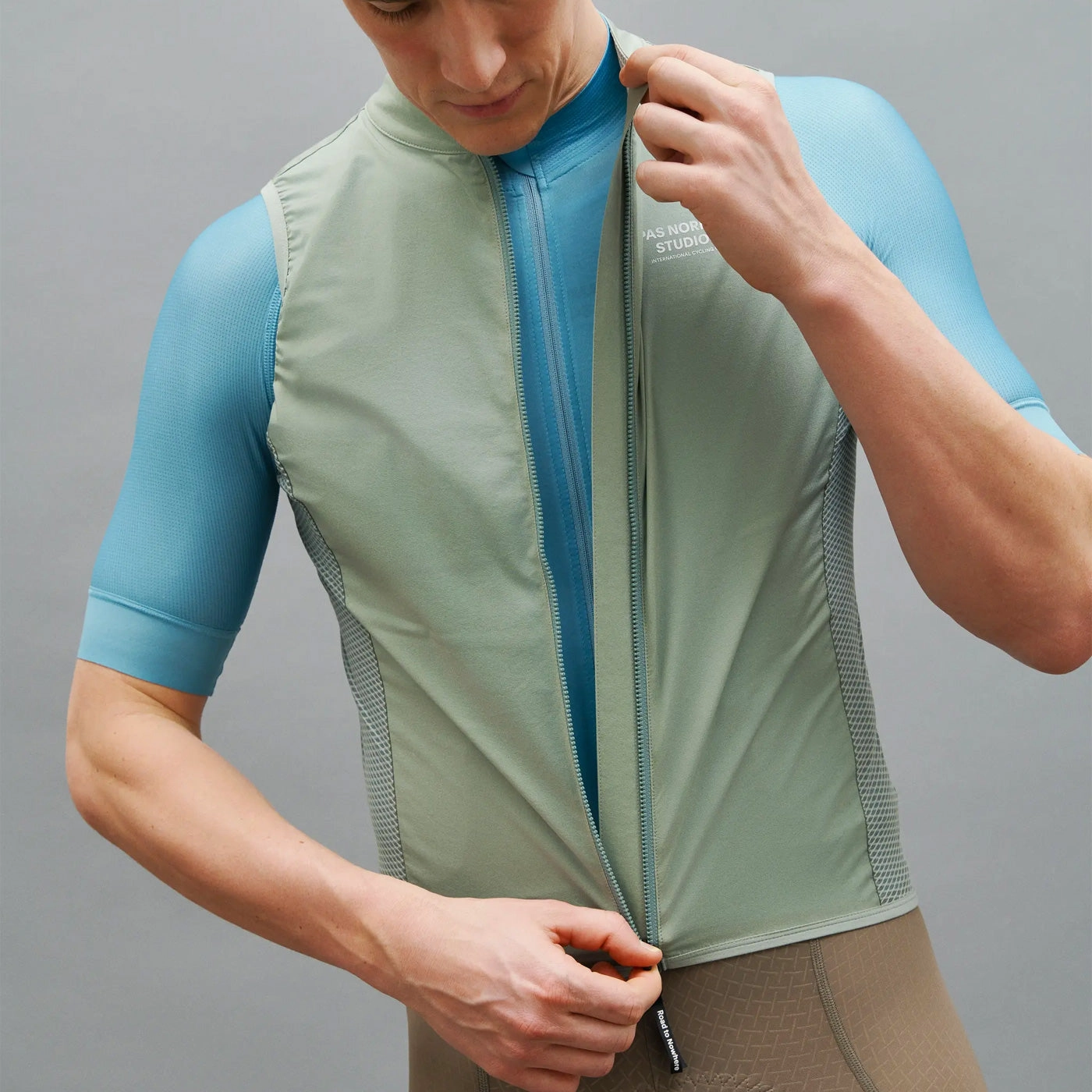 Pas Normal Studios Mechanism Stow Away Vest - Light Green