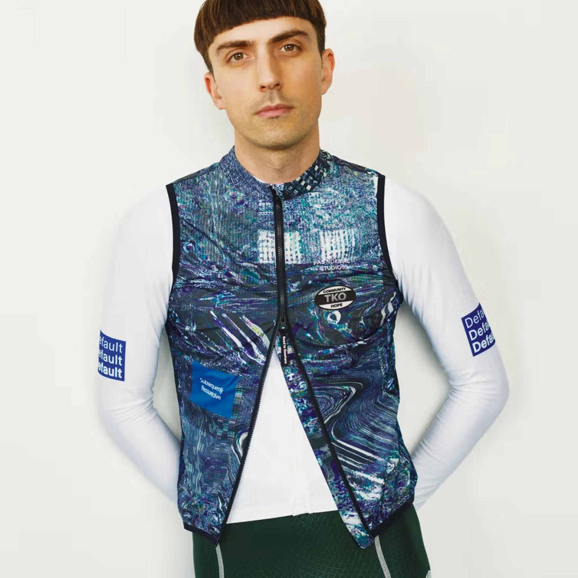 Pas Normal Studios T.K.O. Mechanism Stow Away Vest - Blue