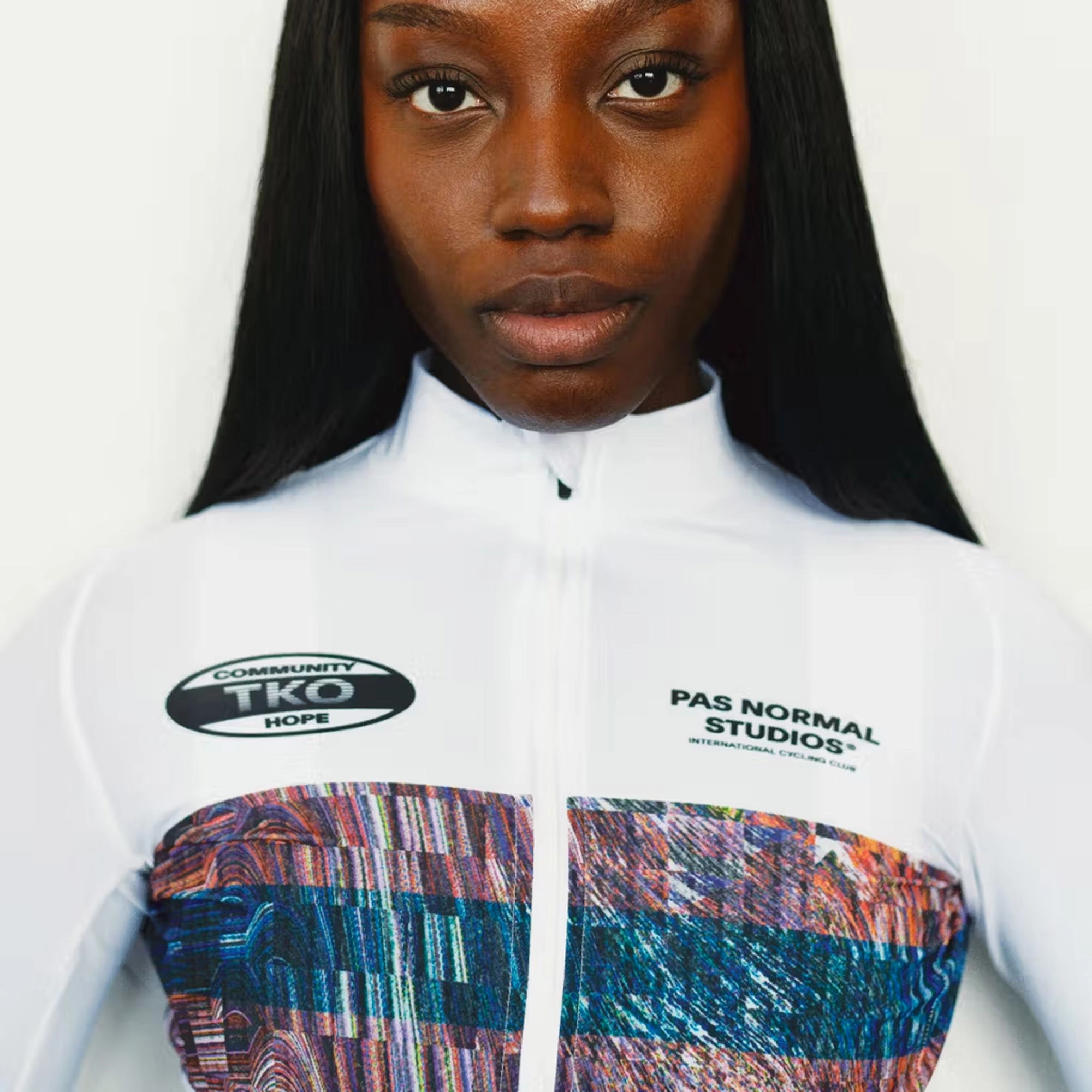 Pas Normal Studios T.K.O. Mechanism women long-sleeve jersey - White