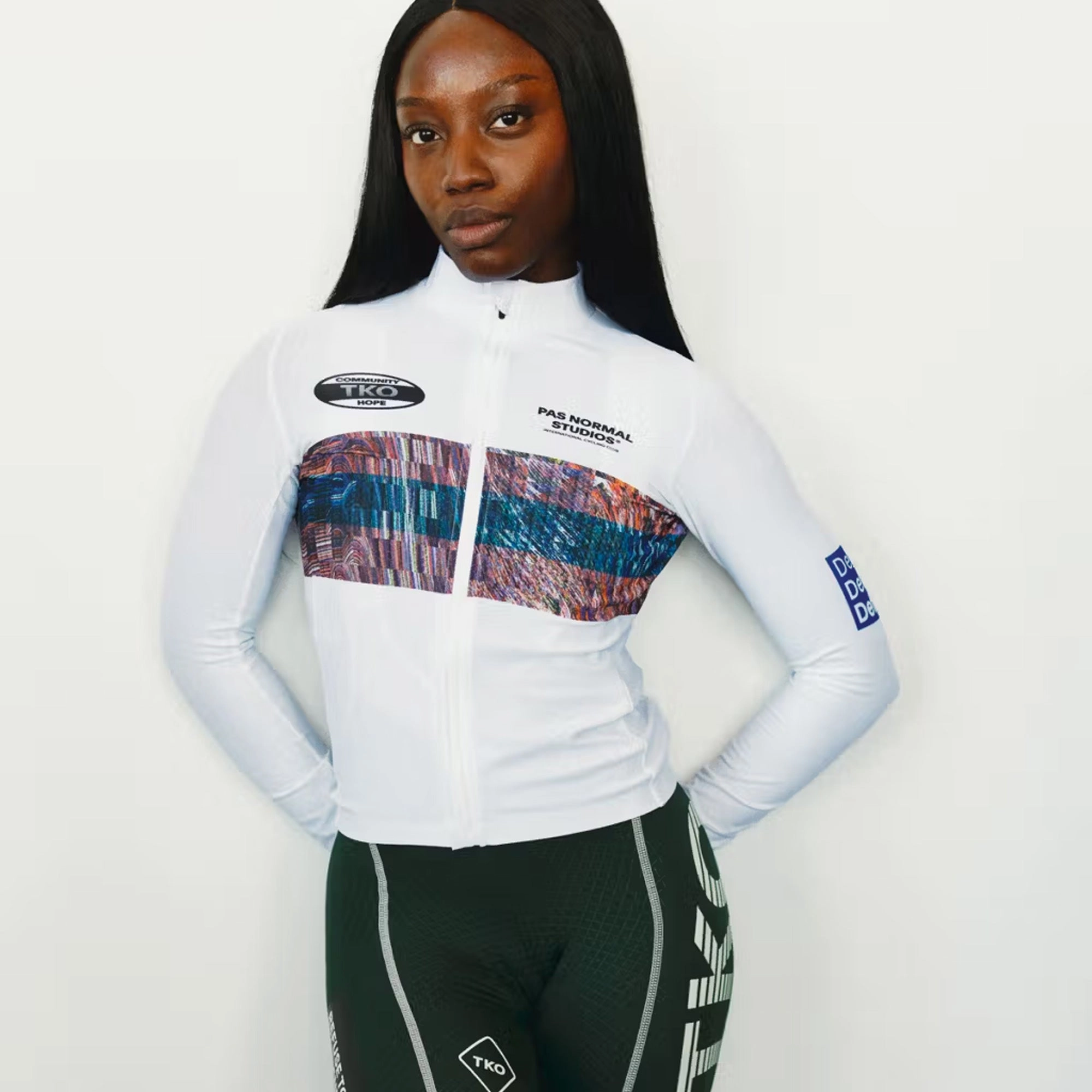 Pas Normal Studios T.K.O. Mechanism women long-sleeve jersey - White