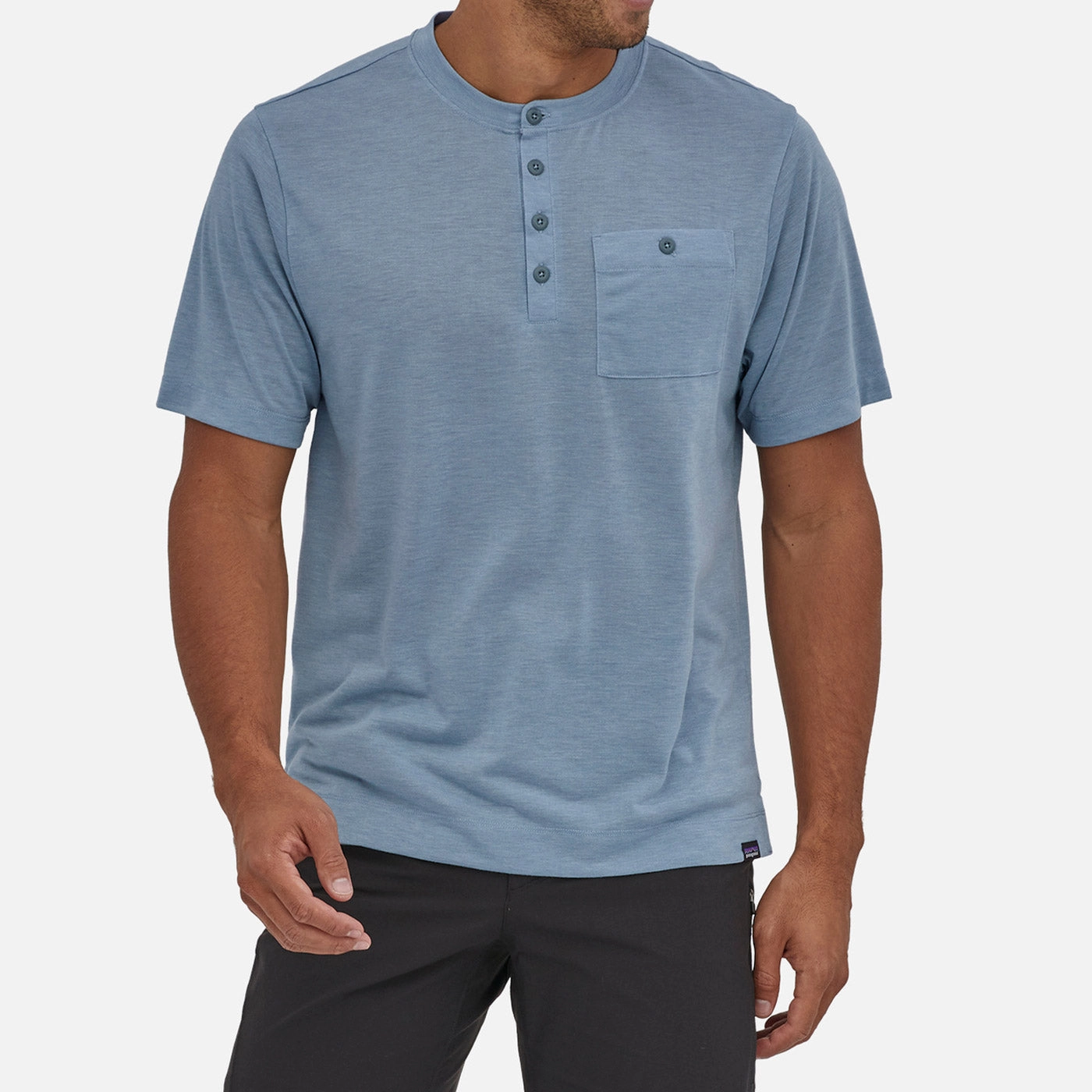 Patagonia Cap Cool Trail Bike Henley jersey - Blue