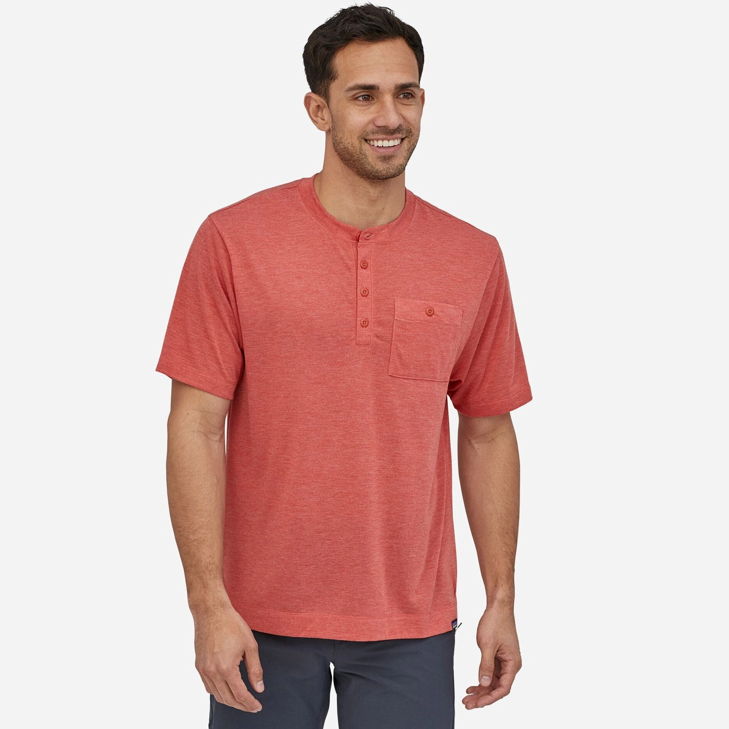 Patagonia Cap Cool Trail Bike Henley jersey - Red