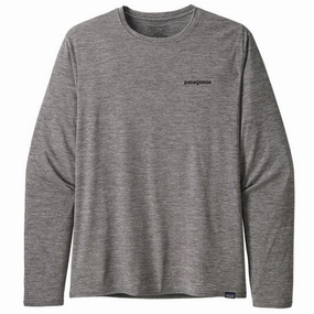 Patagonia Capilene Cool Daily Graphic long sleeves T-Shirt - Grey