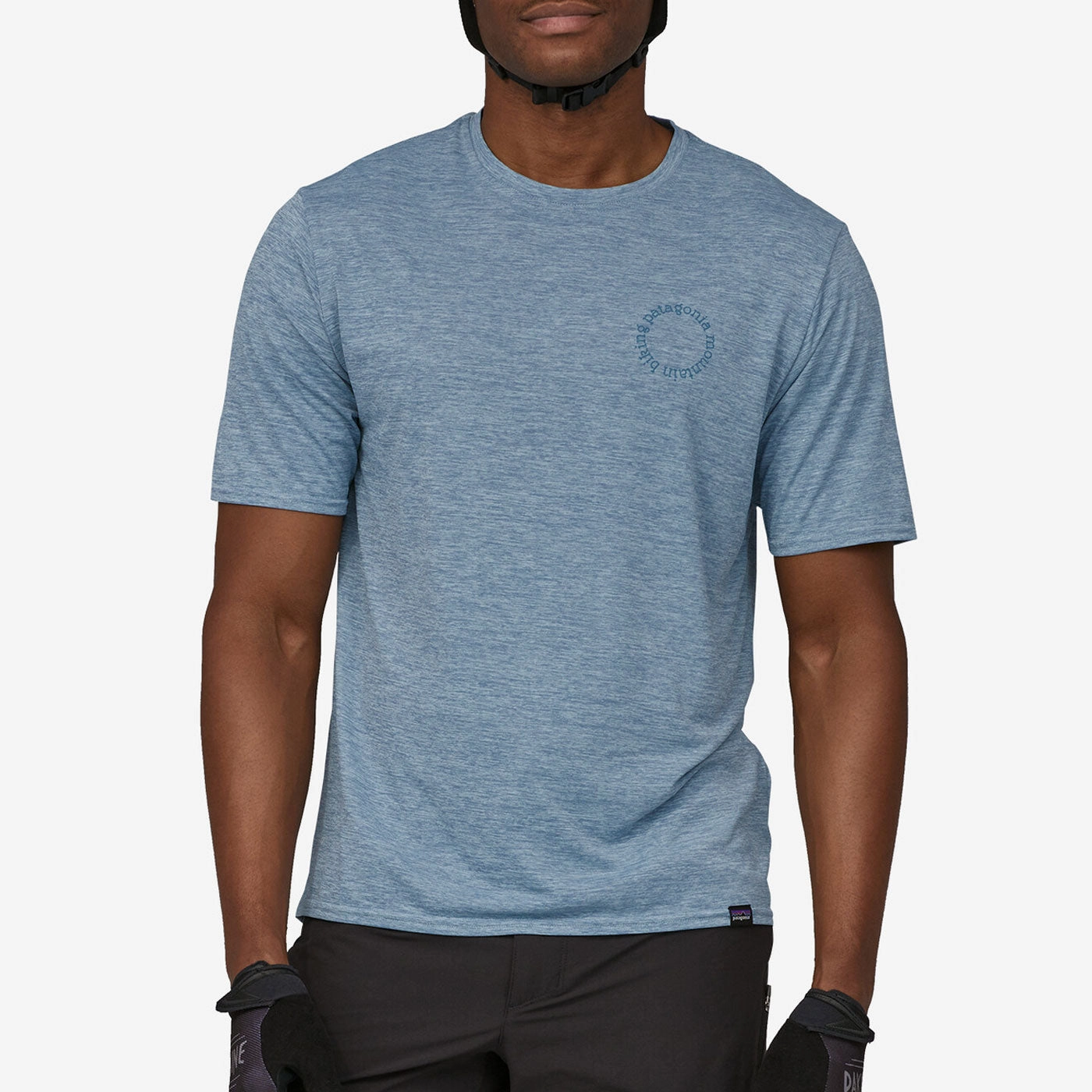 Patagonia Capilene Cool Daily Graphic T-Shirt - Light Blue