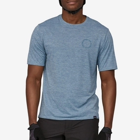 Patagonia Capilene Cool Daily Graphic T-Shirt - Light Blue