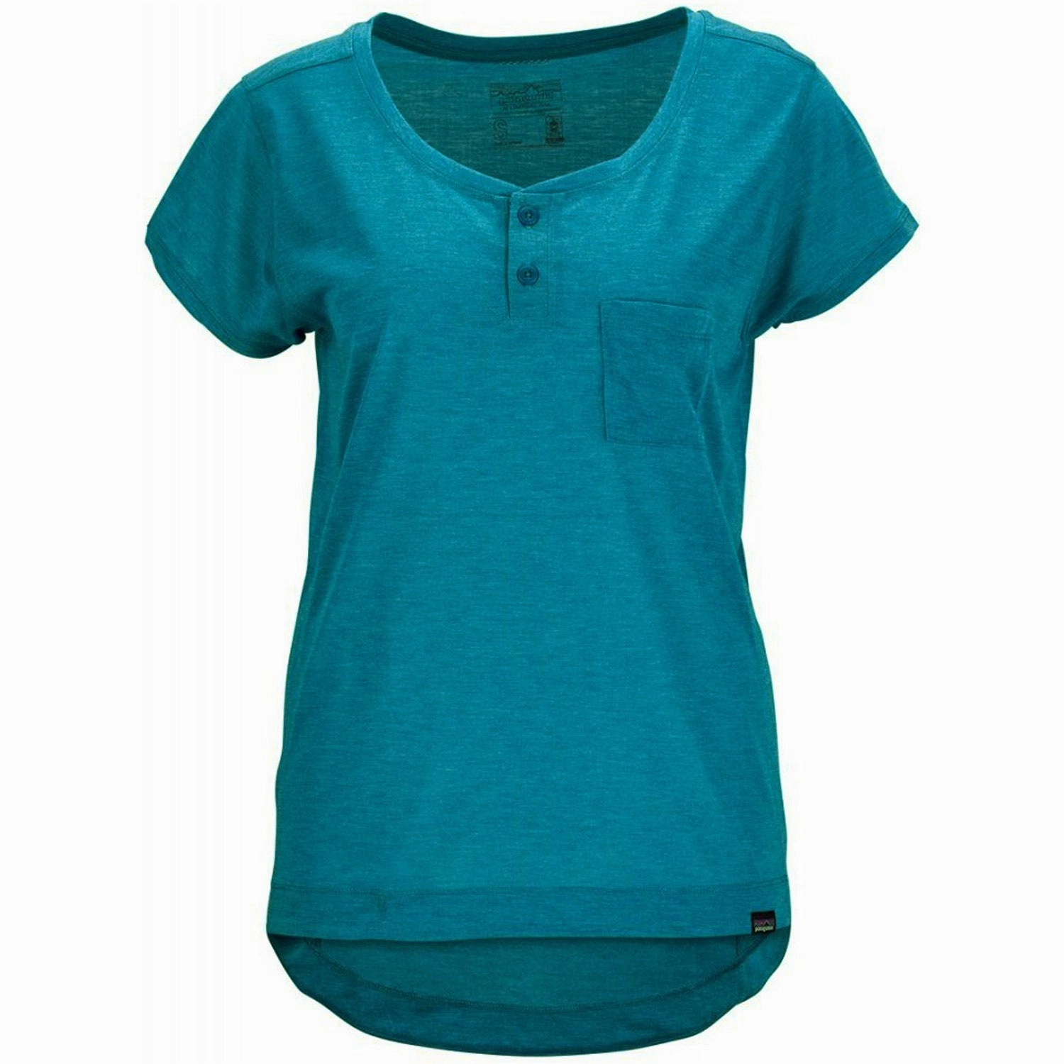 Patagonia Capilene Cool Trail Bike Henley woman jersey - Green