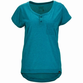 Patagonia Capilene Cool Trail Bike Henley woman jersey - Green