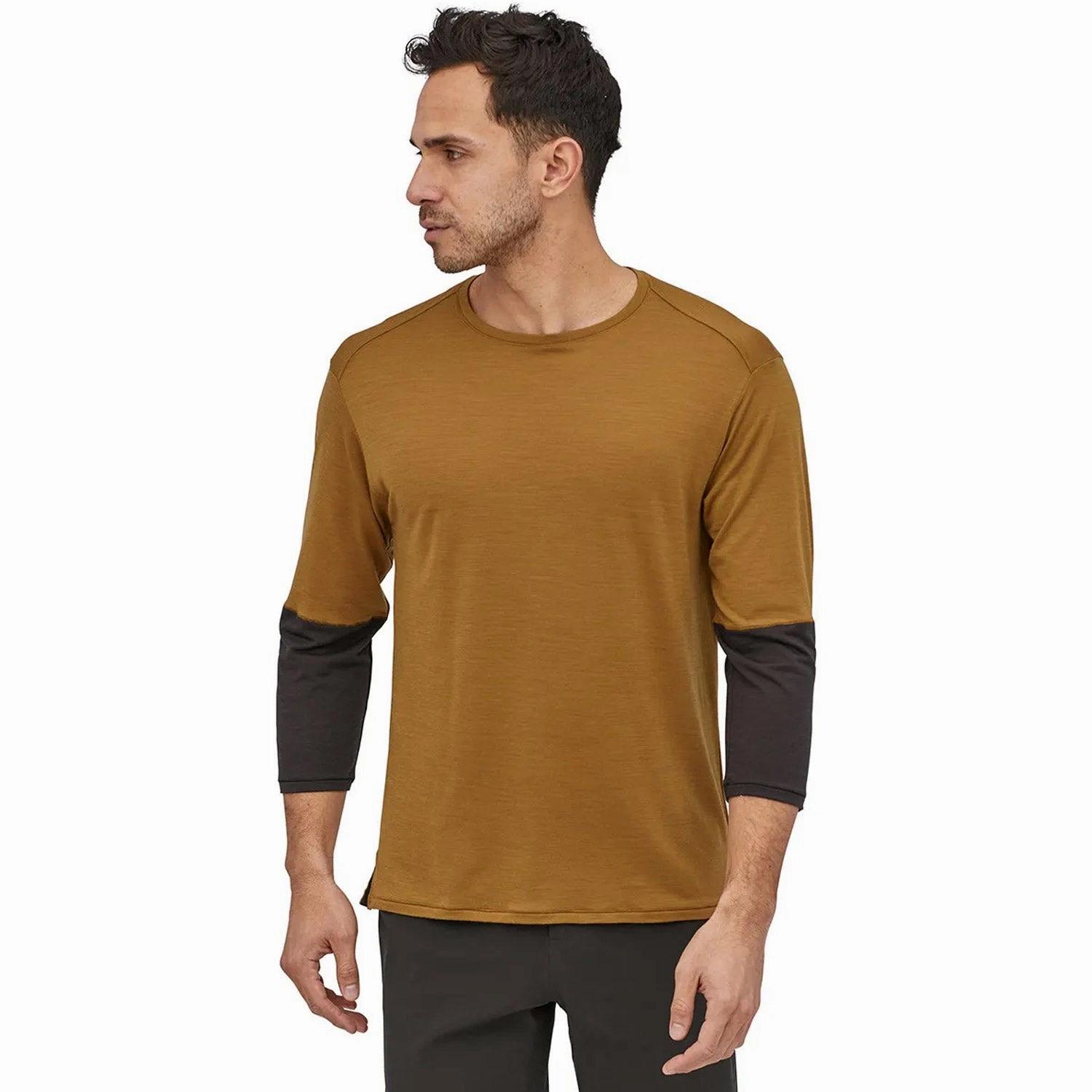 Patagonia Merino 3/4 Jersey - Brown