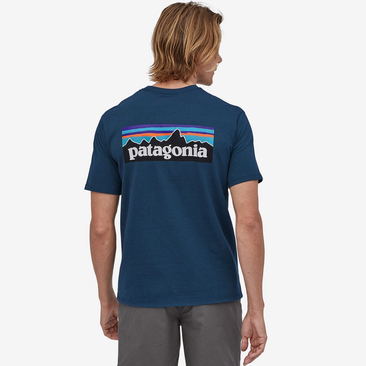 Patagonia P-6 Logo Responsibili T-Shirt - Blue