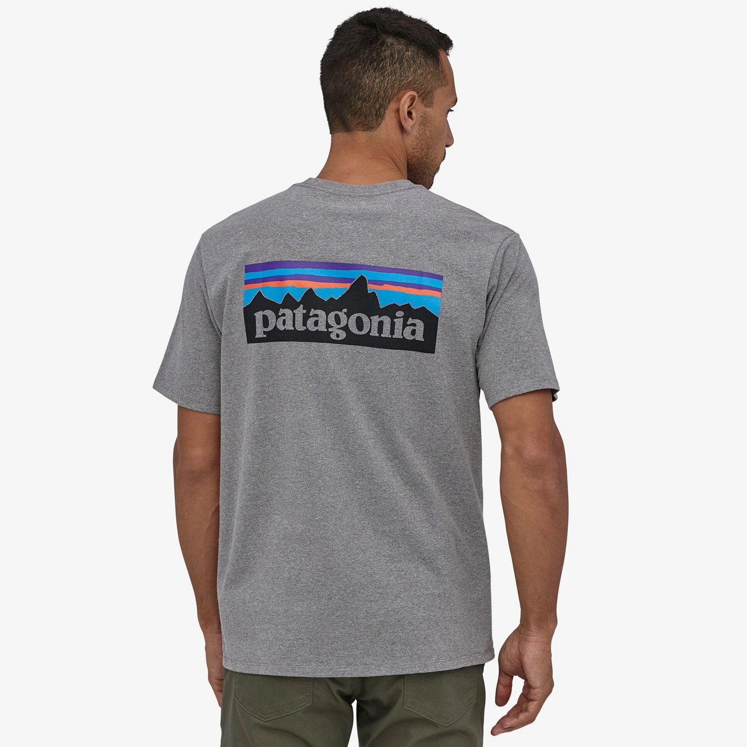 Patagonia P-6 Logo Responsibili T-Shirt - Grey