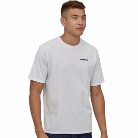 Patagonia P-6 Logo Responsibili T-Shirt - White