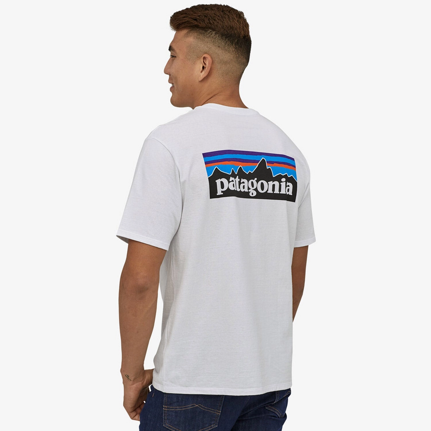 Patagonia P-6 Logo Responsibili T-Shirt - White