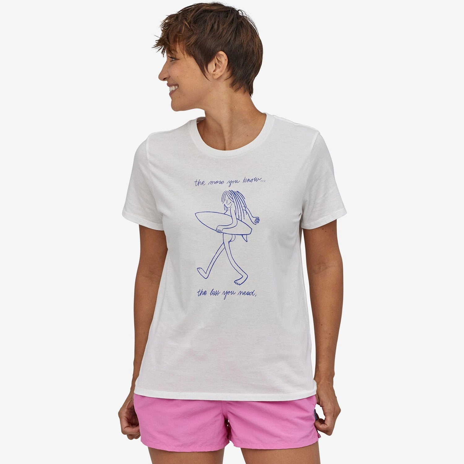 Patagonia Skinny Dip Trip Women's T-shirt - White 
