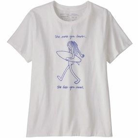 Patagonia Skinny Dip Trip Women's T-shirt - White 