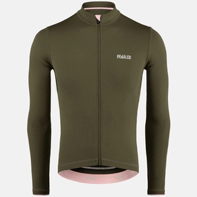 Pedaled Element Merino long sleeve jersey - Green