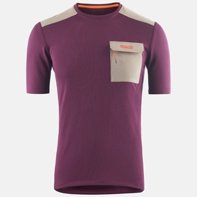 Pedaled Odyssey Merino T-Shirt - Violet