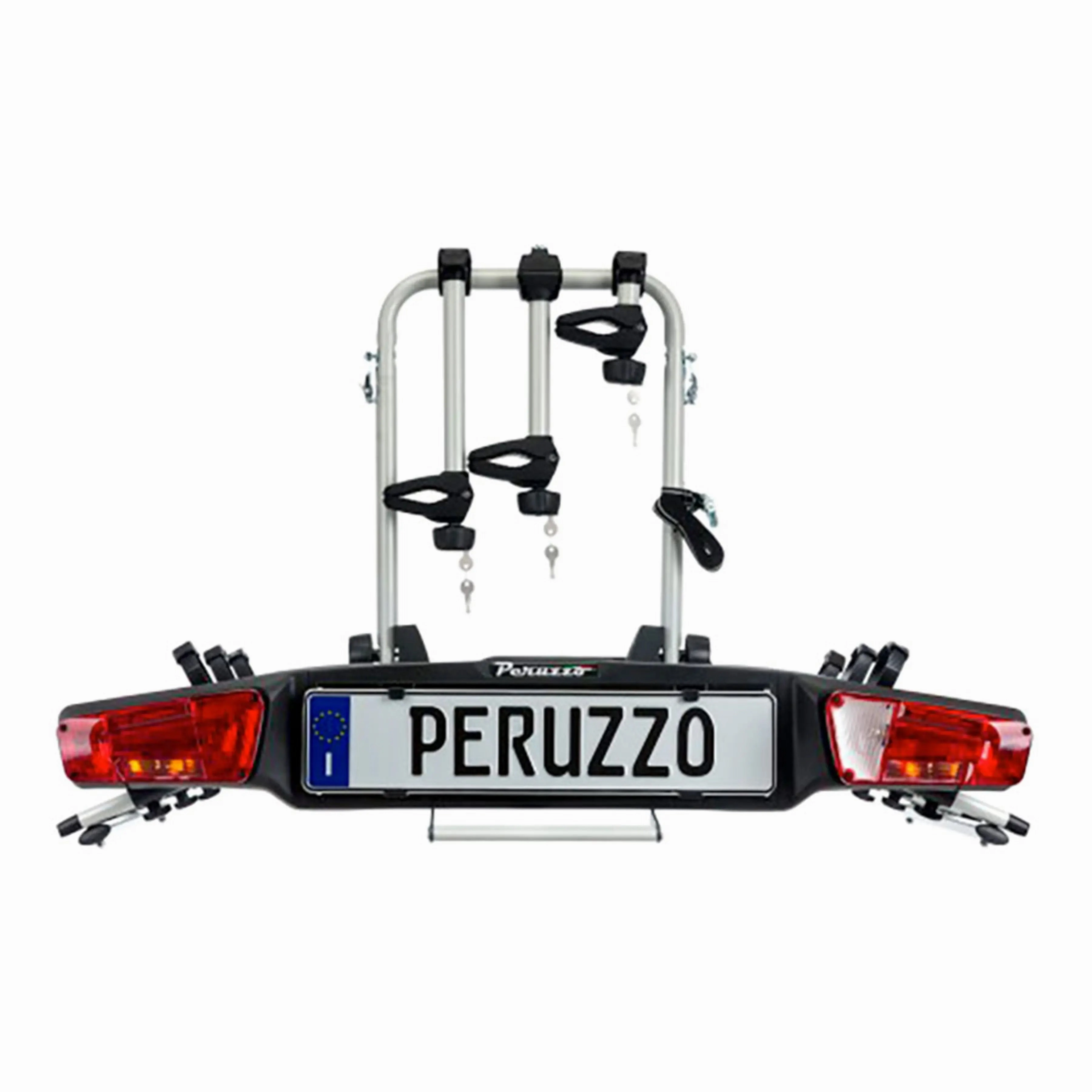 Peruzzo Zephyr bike rack for 3 bicycles for tow hitch 