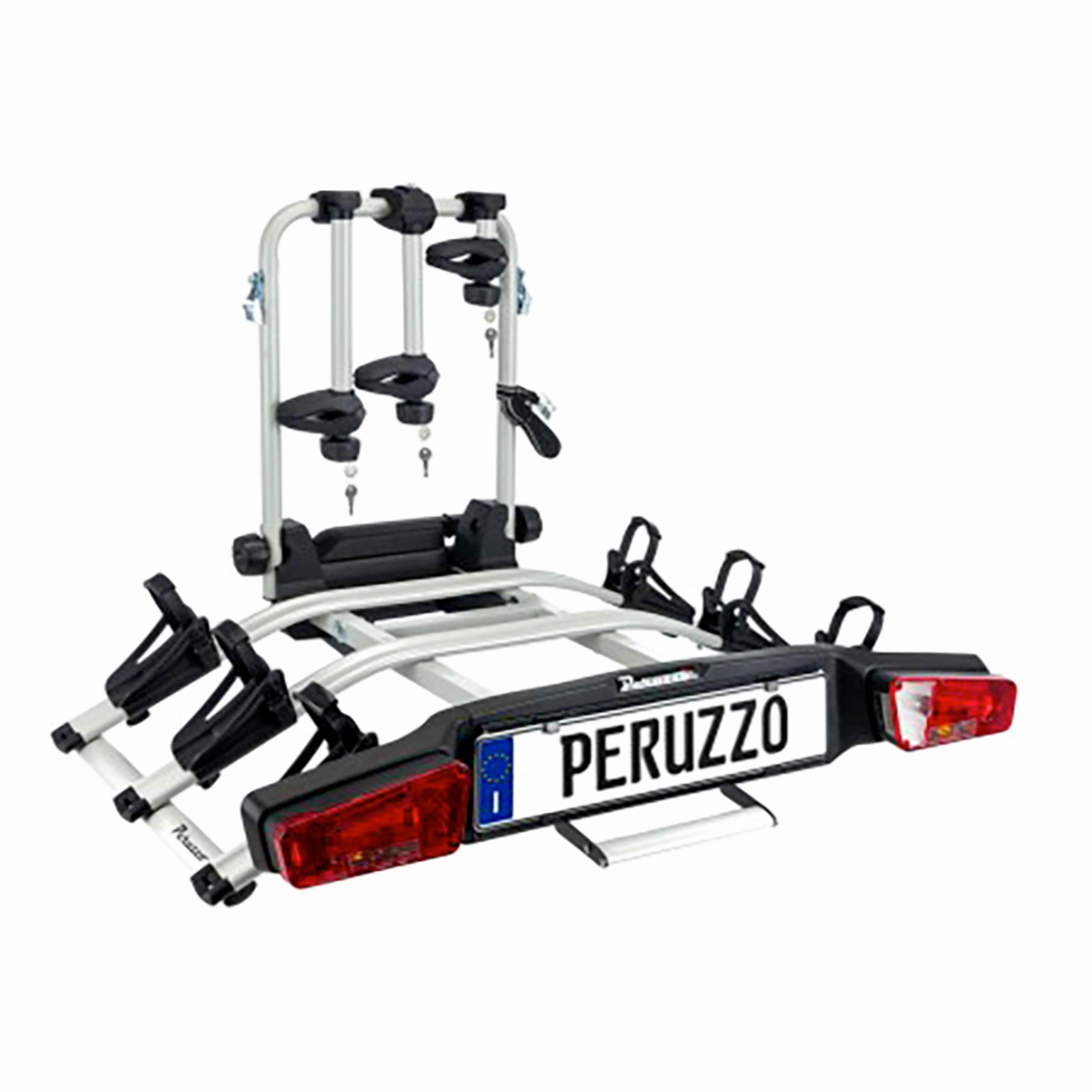 Peruzzo Zephyr bike rack for 3 bicycles for tow hitch 