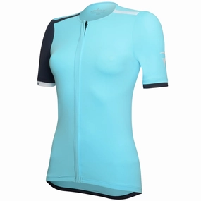 Pinarello Elite women jersey - Light blue