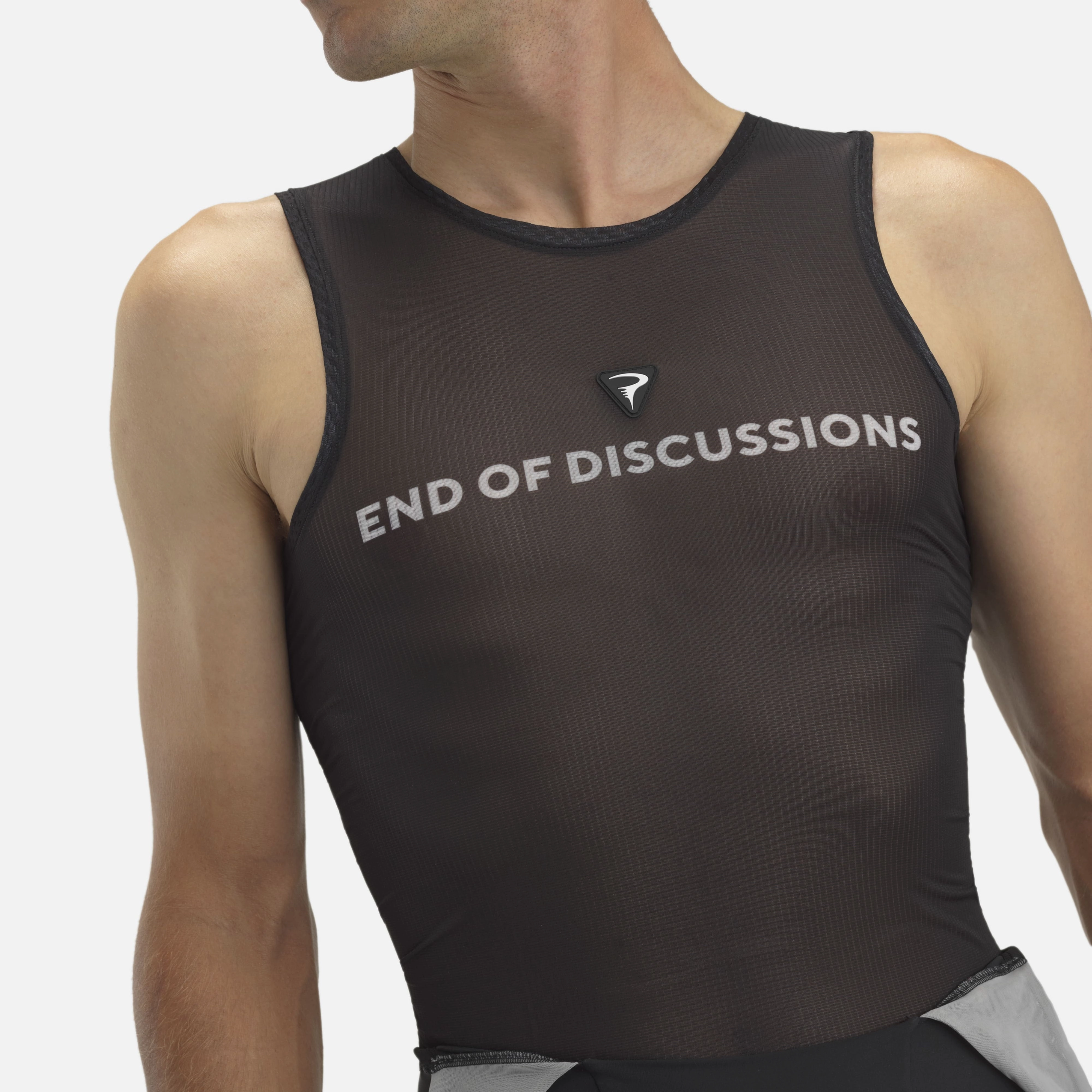 Pinarello End of Discussion sleeveless base layer - Black