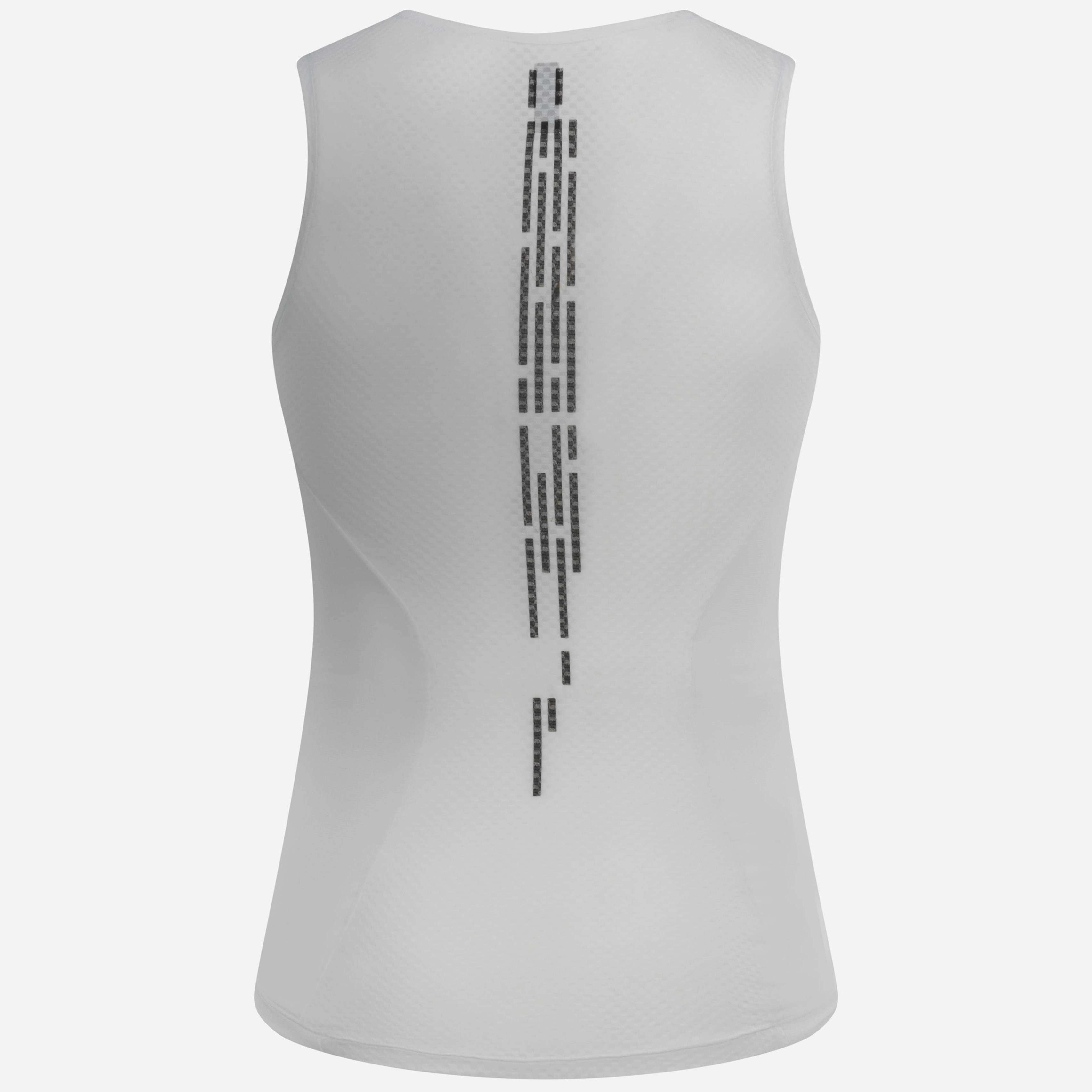 Pinarello End of Discussion sleeveless base layer - White
