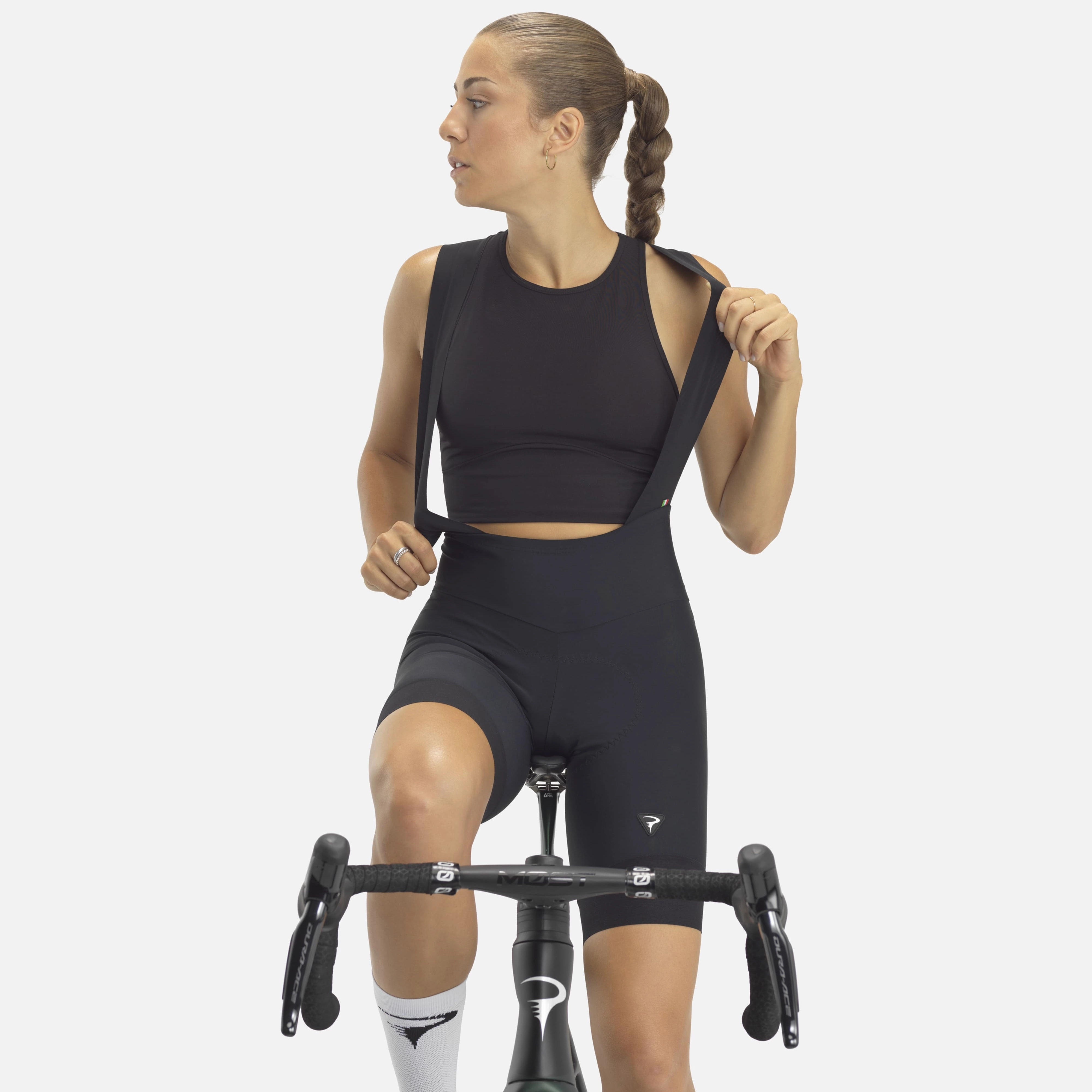 Pinarello F women bibshort - Black