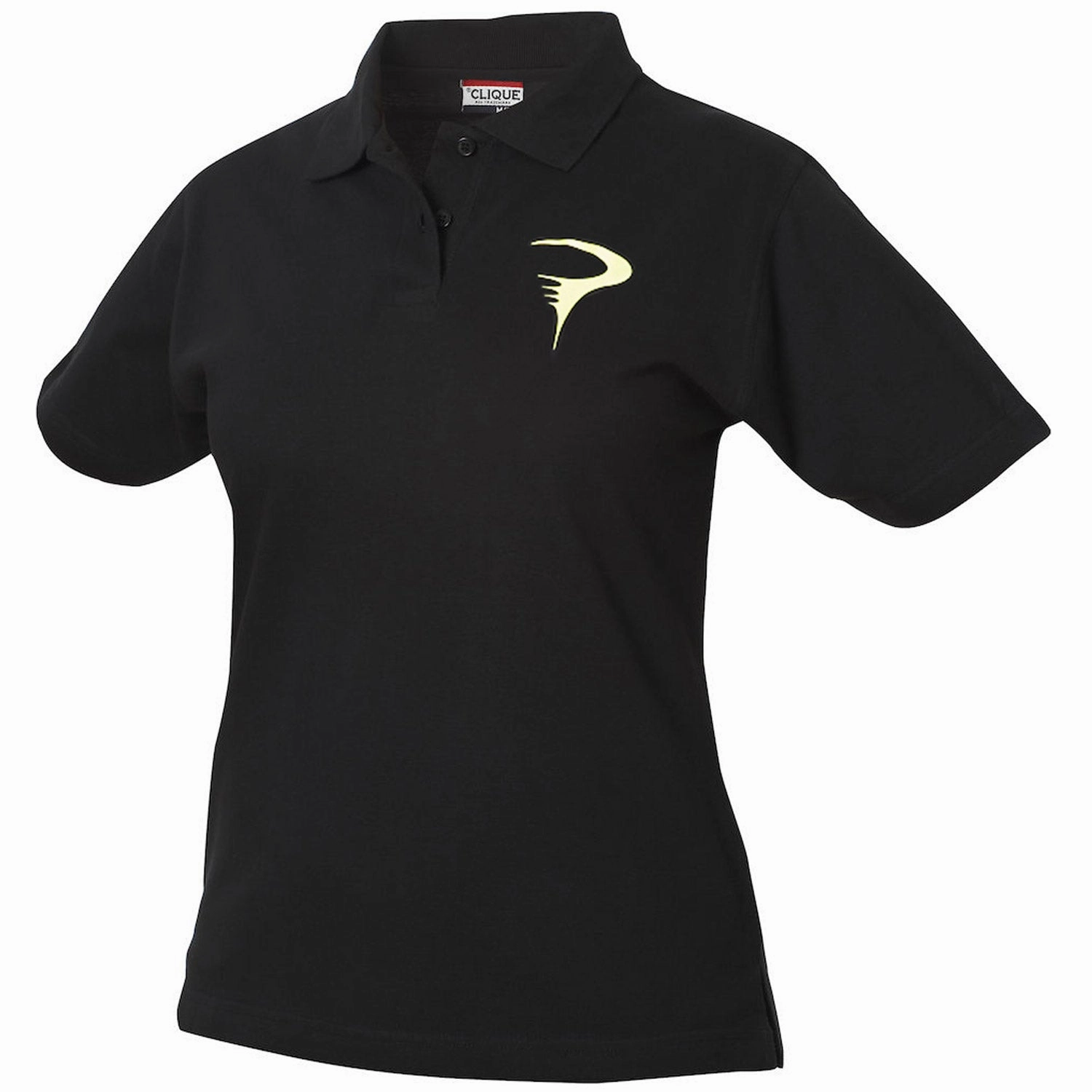 Pinarello Logo polo woman - Black