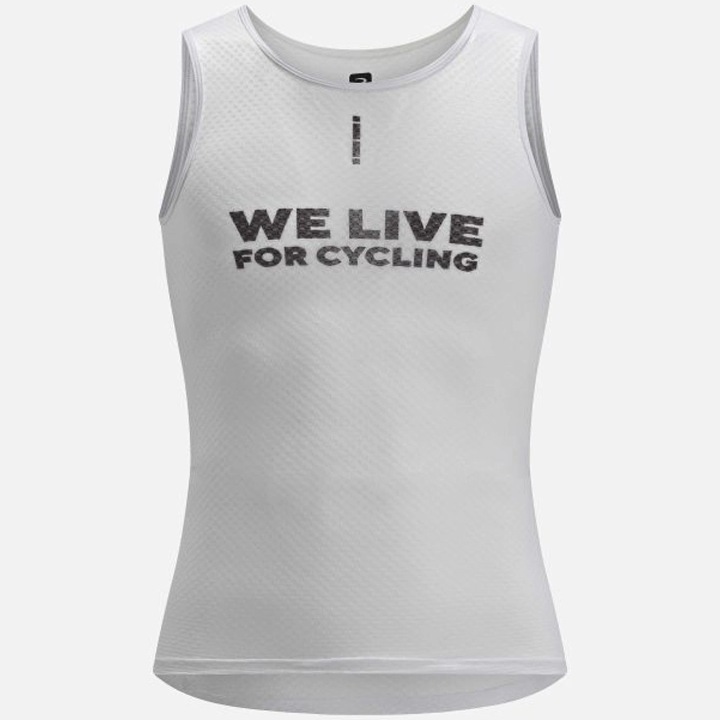 Pinarello sleeveless base layer - White