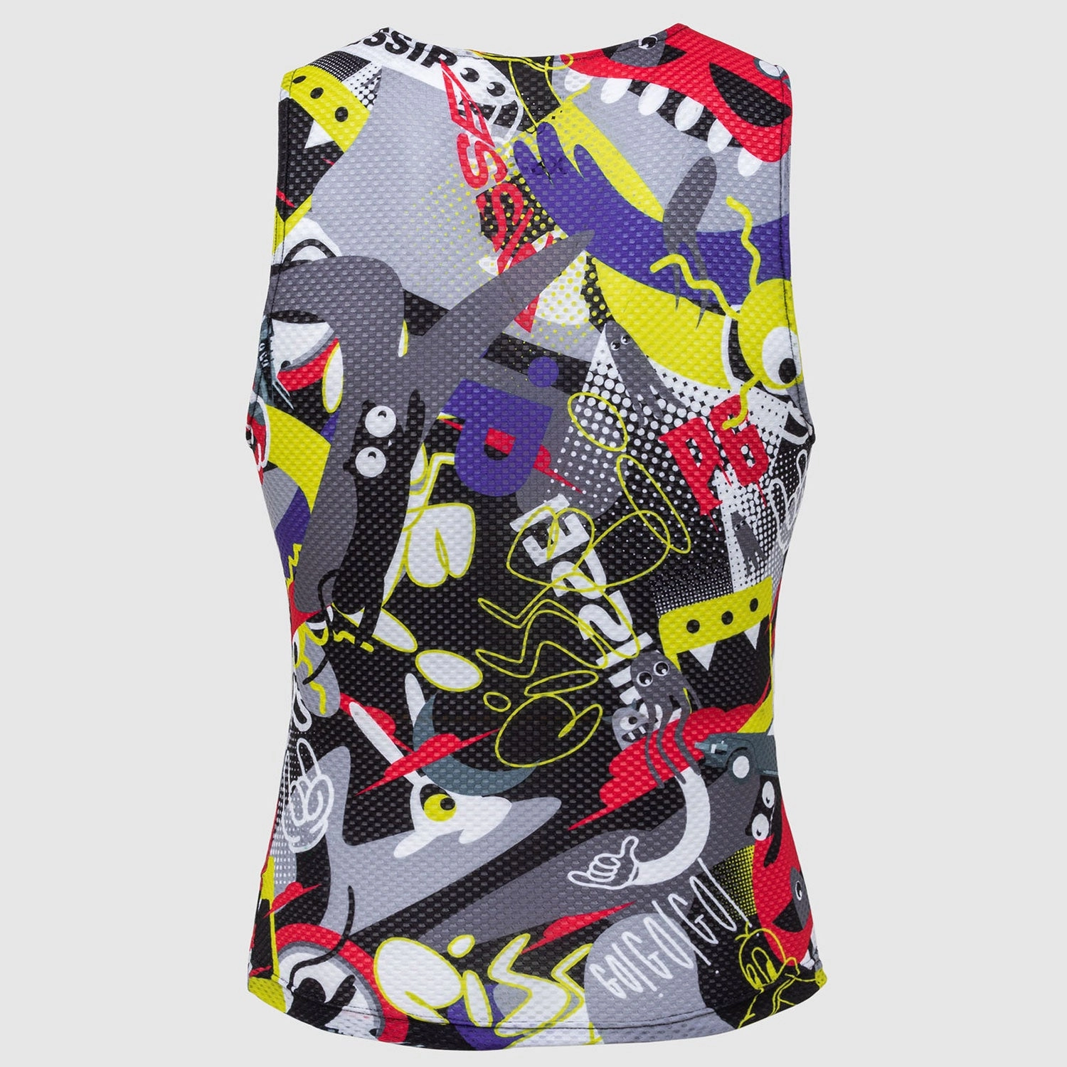 Pissei Attaque sleeveless base layer - Cartoon