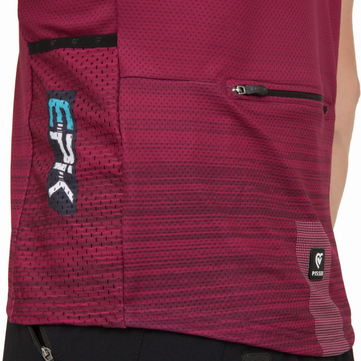 Pissei E-Pik jersey - Bordeaux