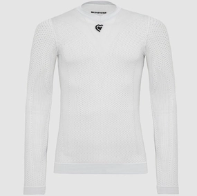 Pissei Mindanao long sleeves base layer - White