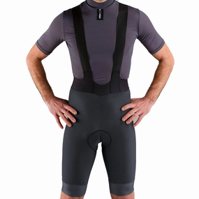 Pissei Monviso bib shorts - Grey