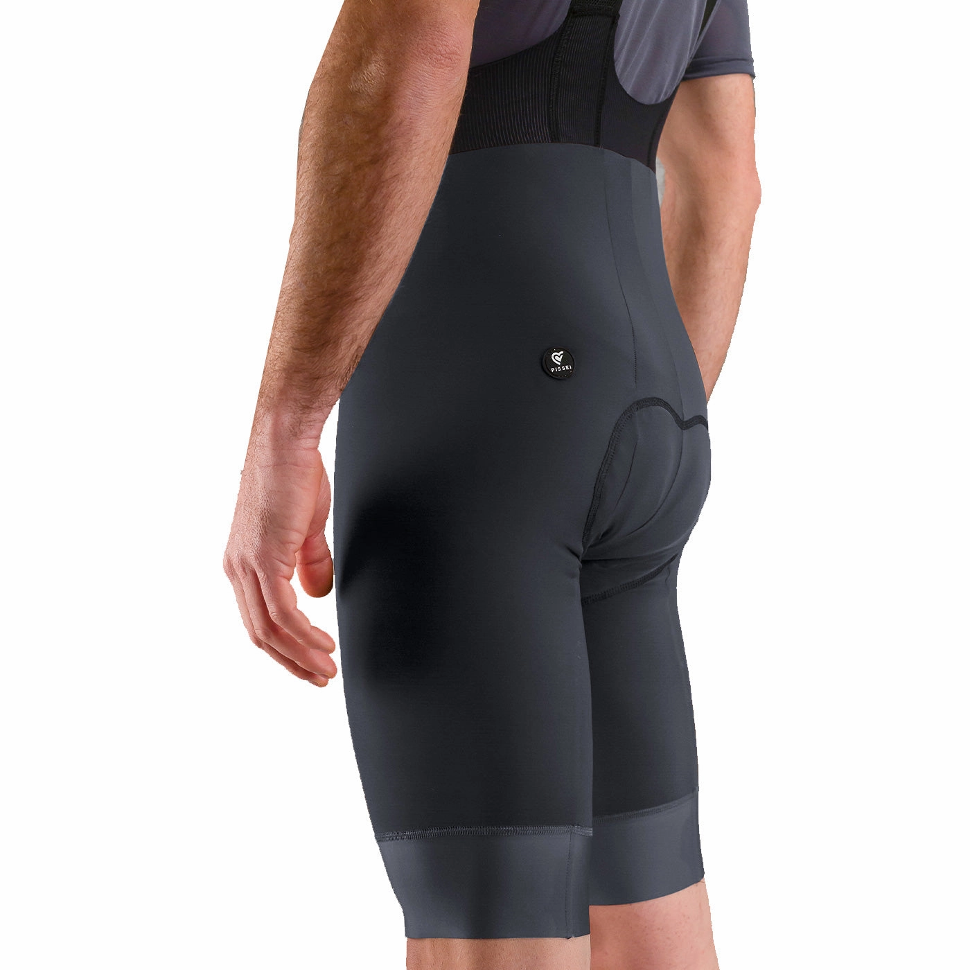 Pissei Monviso bib shorts - Grey