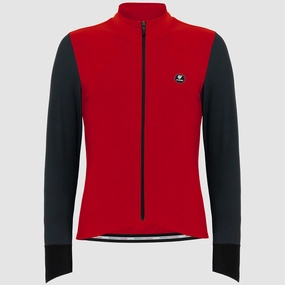 Pissei Monviso long sleeves jersey - Red Grey