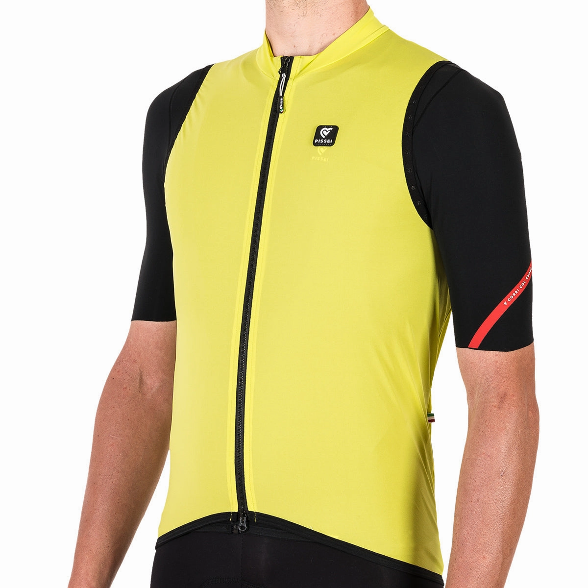 Pissei Prima Pelle wind vest - Lime