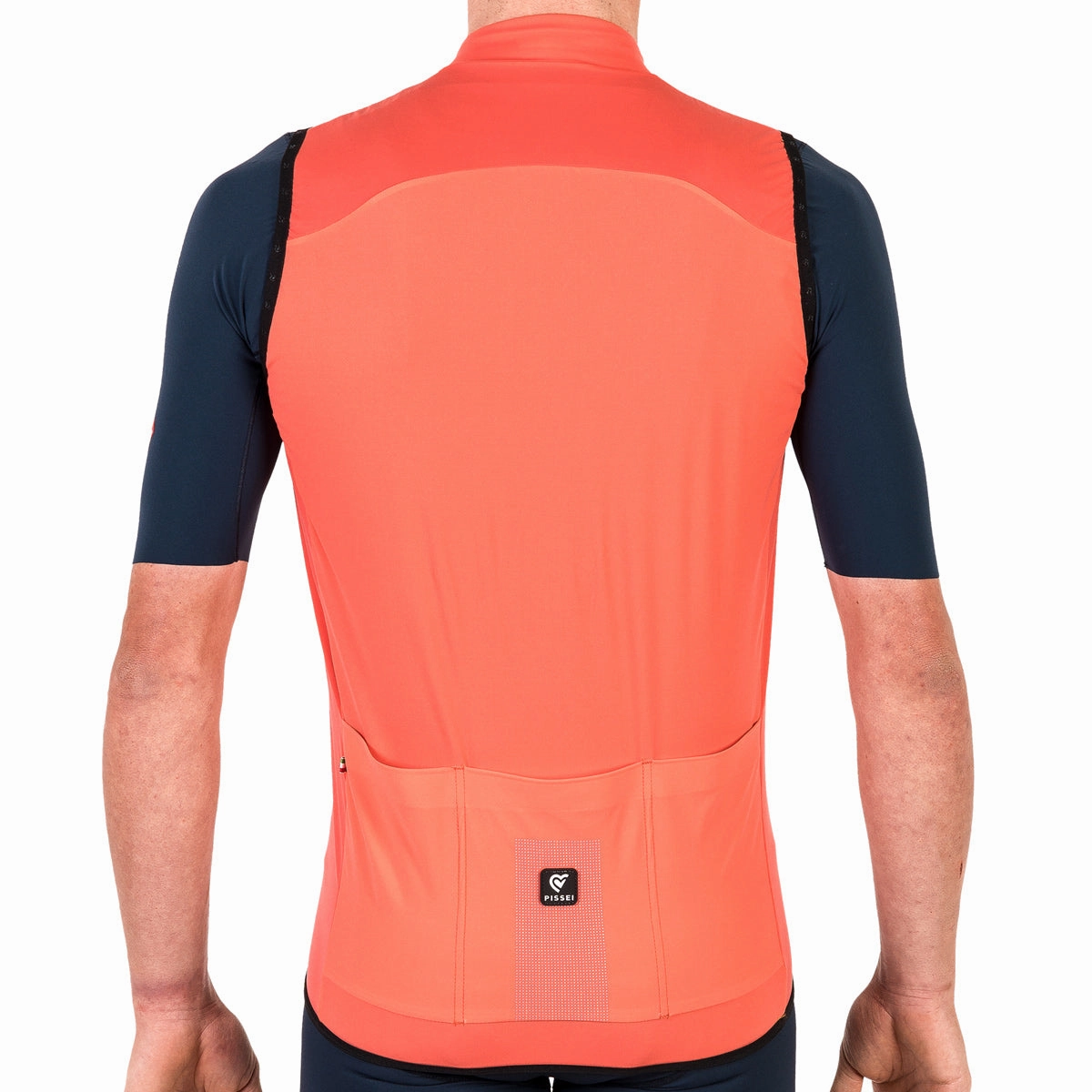 Pissei Prima Pelle wind vest - Orange
