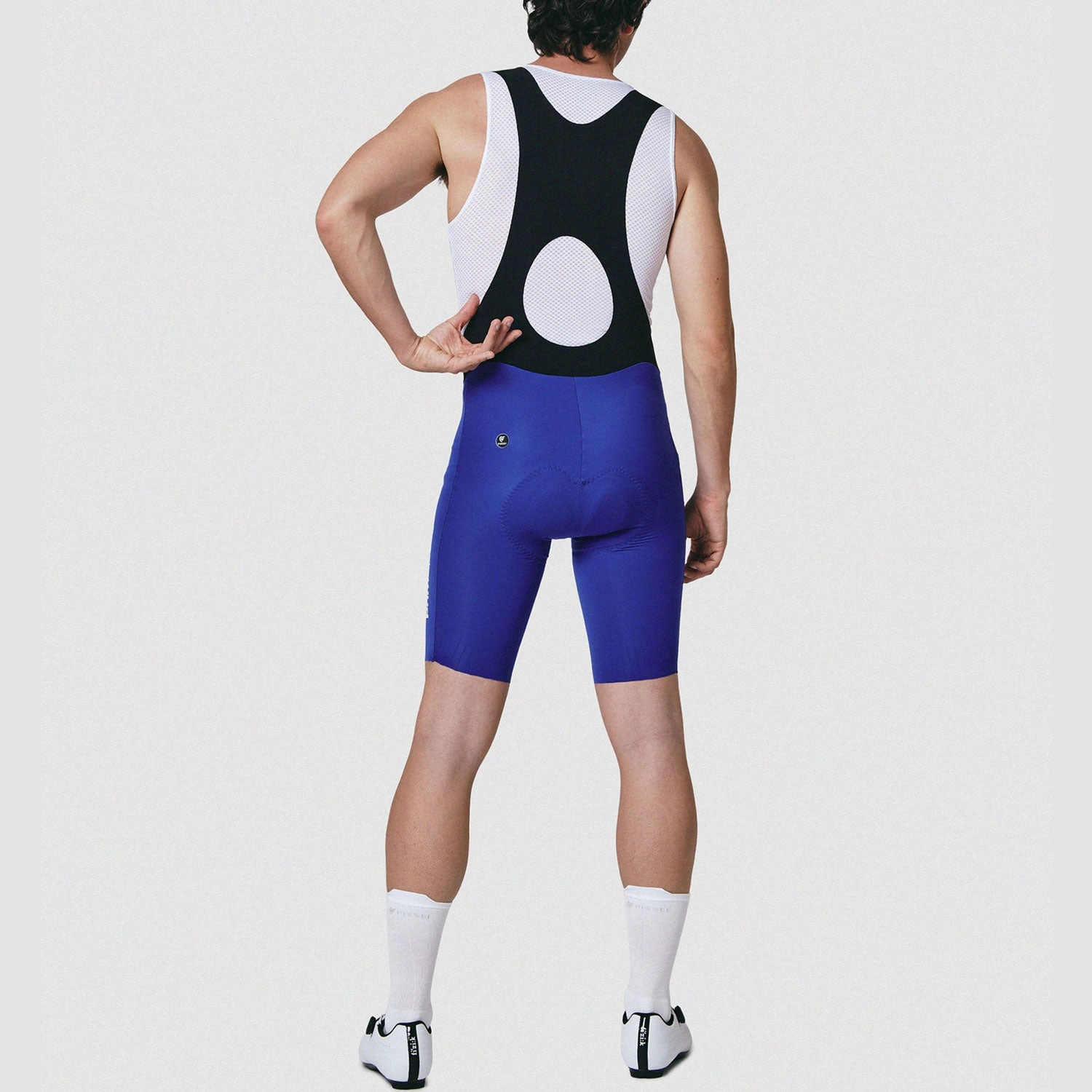 Pissei Primapelle bib shorts - Light blue