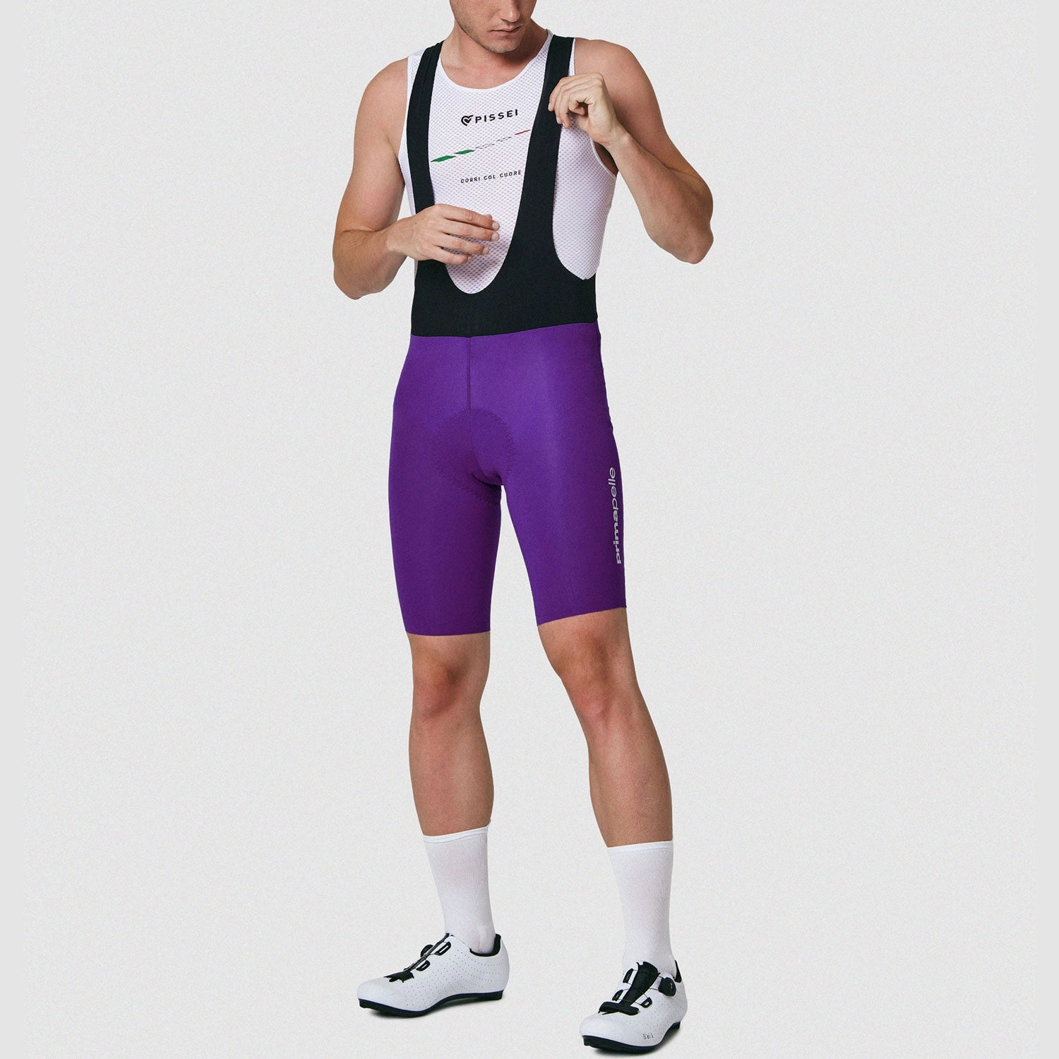 Pissei Primapelle bib shorts - Violet