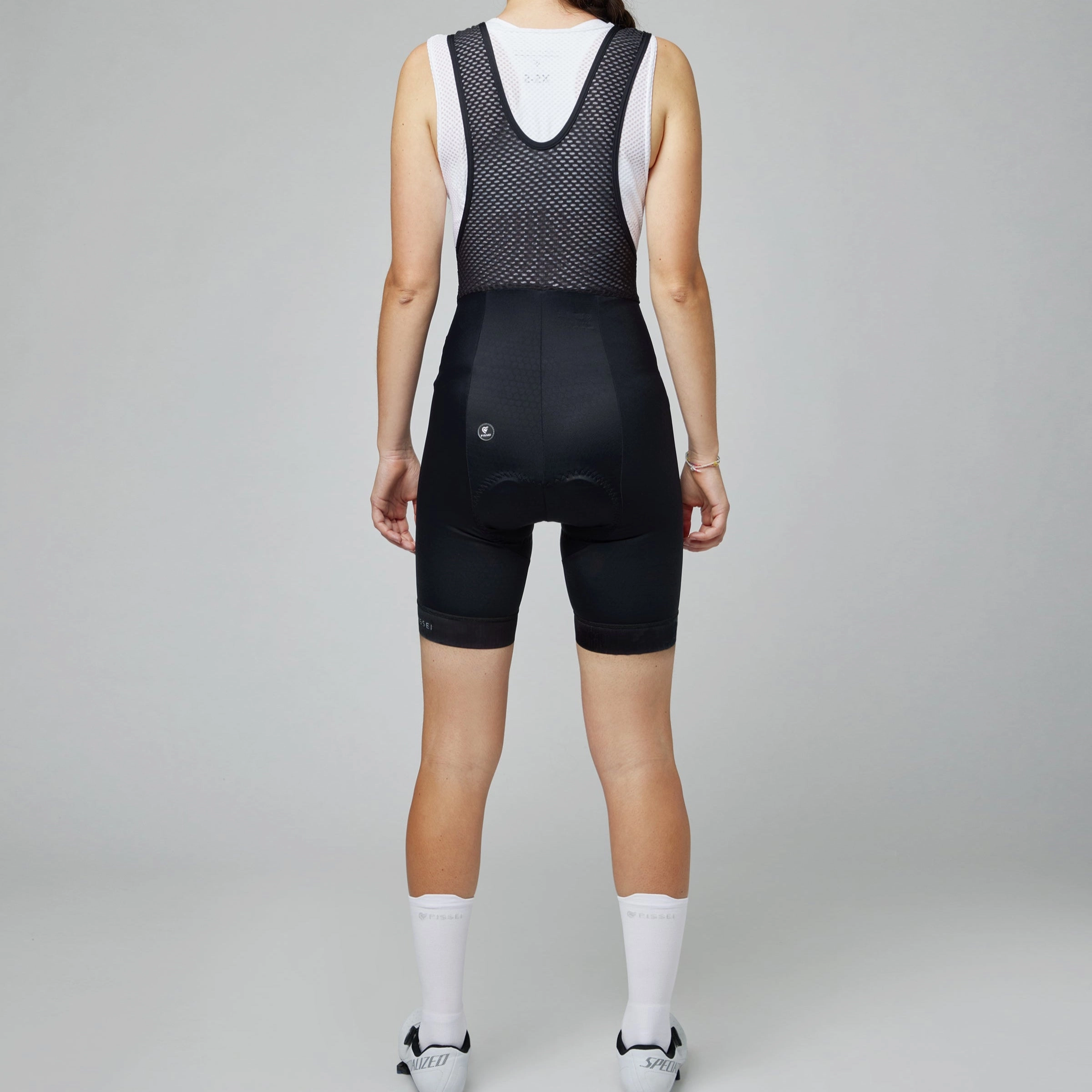 Pissei Prime women bib shorts - Black