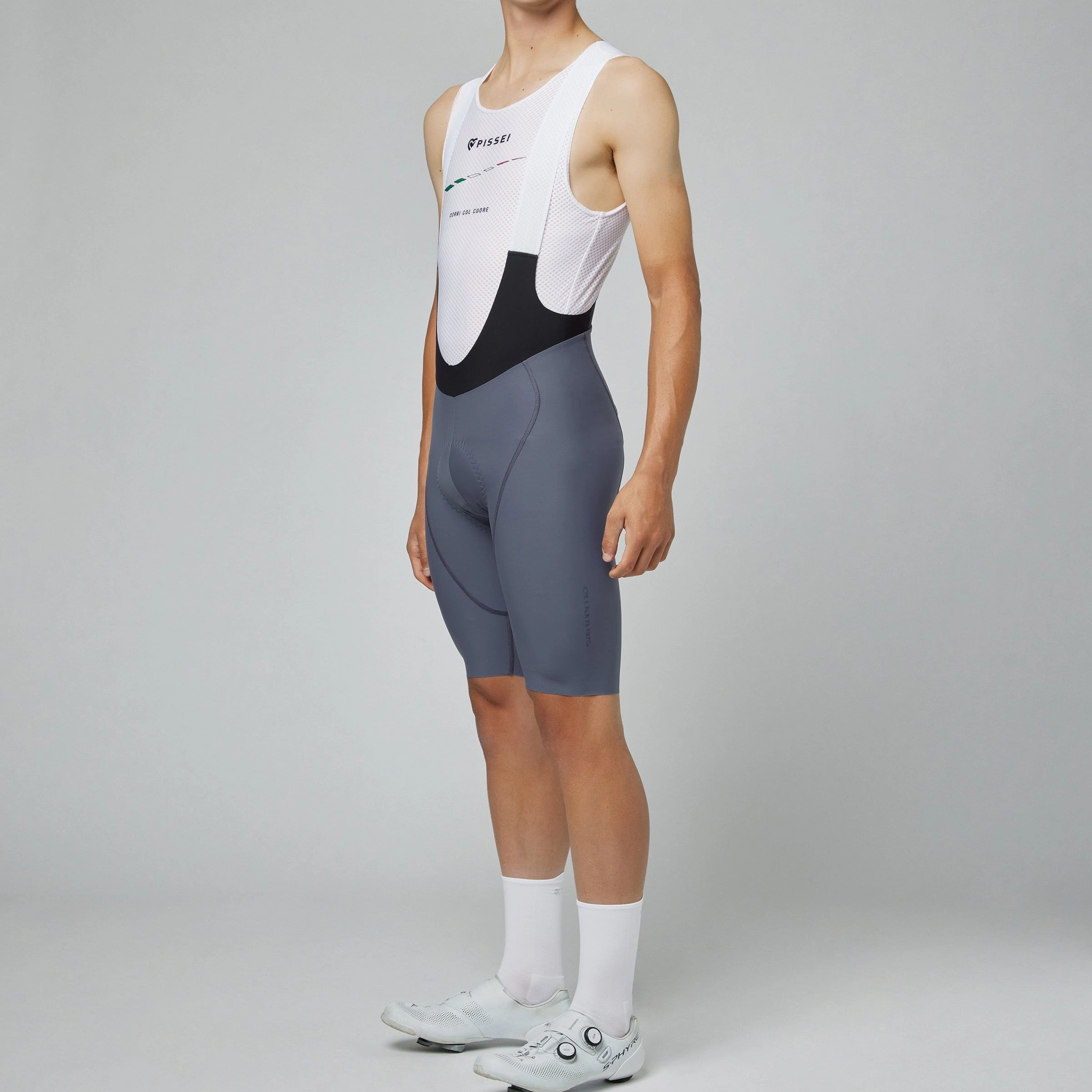 Pissei Sanremo bib shorts - Grey