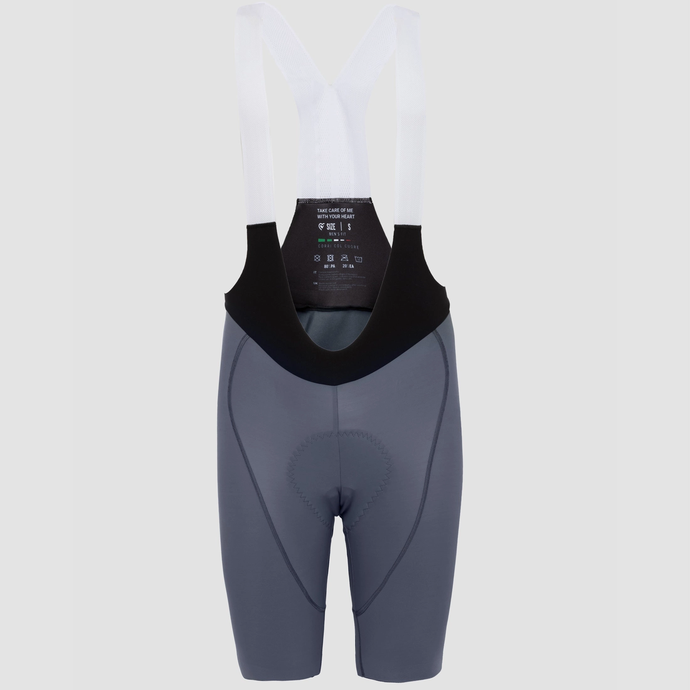 Pissei Sanremo bib shorts - Grey