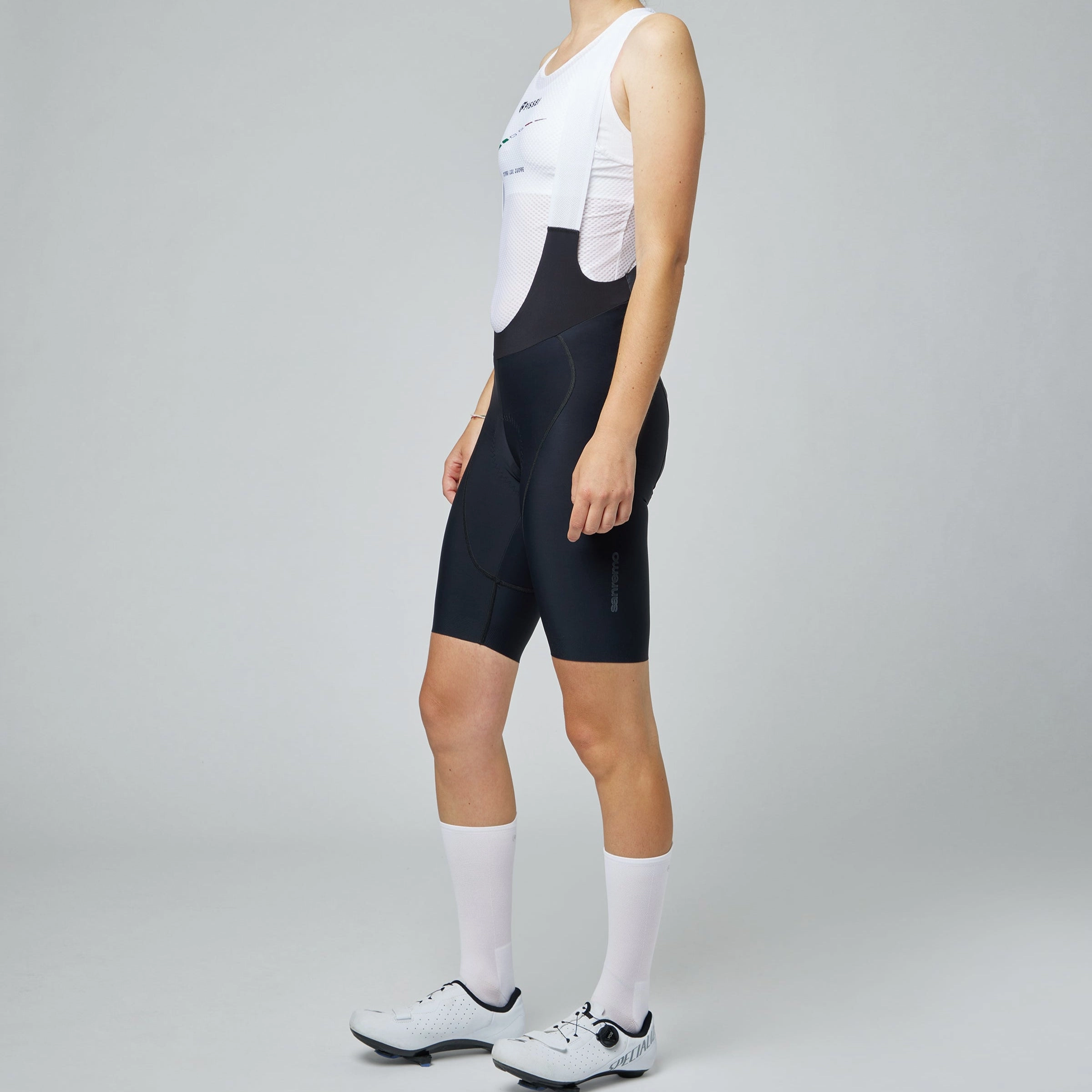 Pissei Sanremo women bib shorts - Black