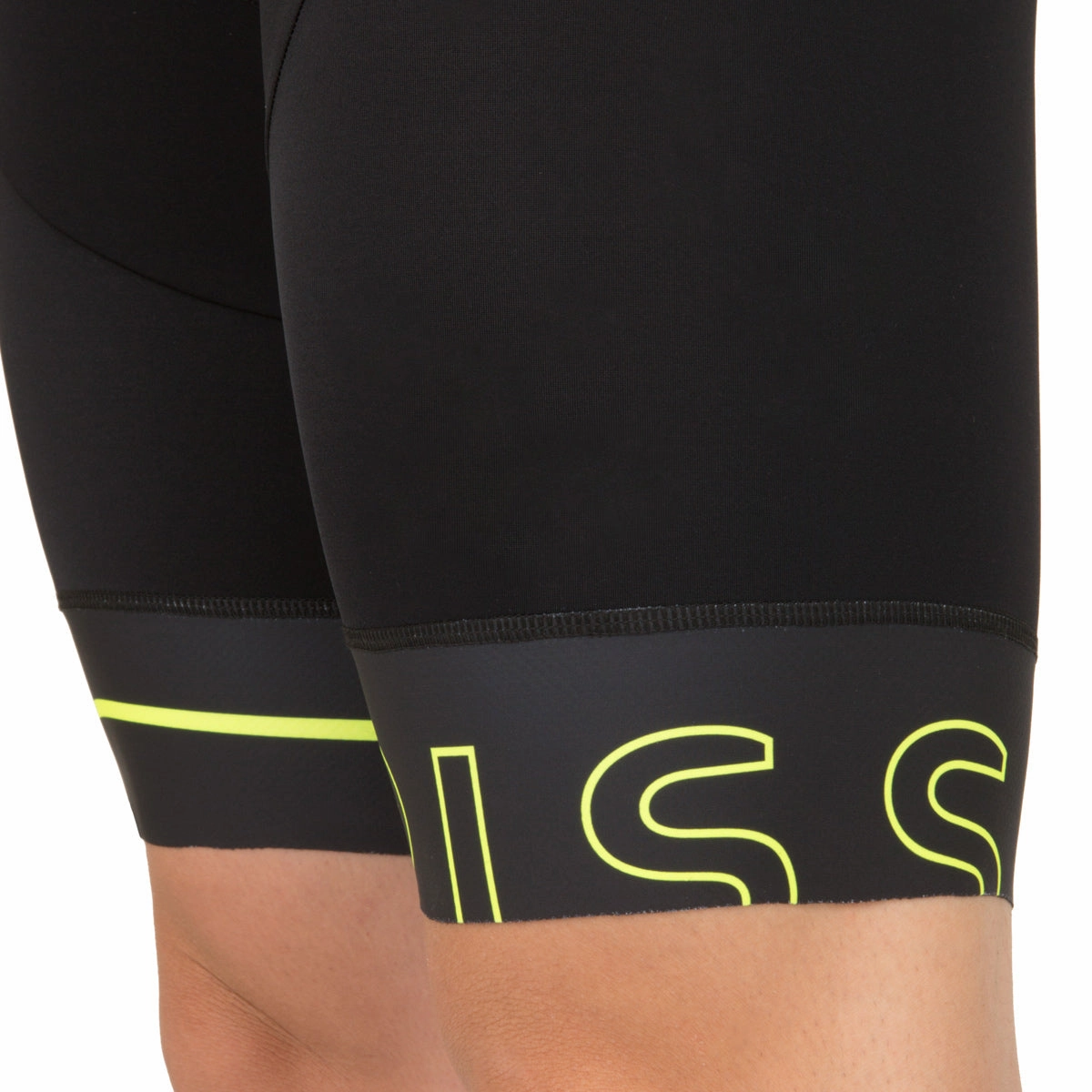 Pissei Tempo X bib short - Black yellow